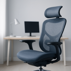 Scaun ergonomic Rexo cu cotiere 3D Black Pearl - imagine 4