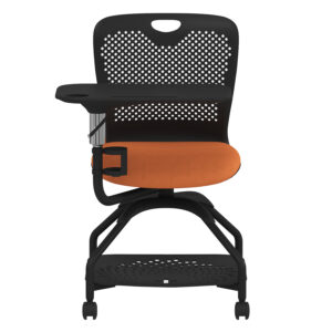 Scaun birou Lira, Negru/Portocaliu - imagine 2