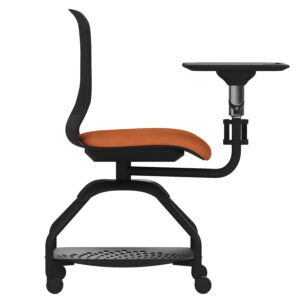 Scaun birou Lira, Negru/Portocaliu - imagine 3