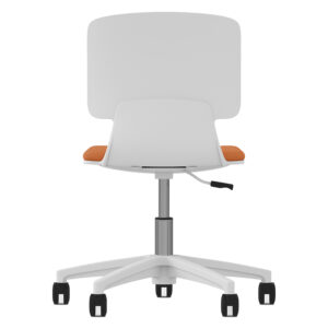 Scaun ergonomic Kira, Portocaliu - imagine 3